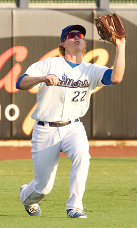 Tulsa Drillers Left Fielder Brandon Dixon