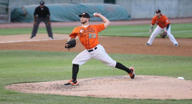 Long Island Ducks Pitcher Darin Downs