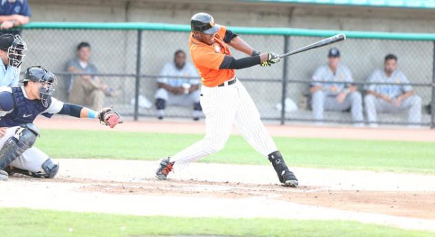 Delta Cleary, Jr. of the Long Island Ducks