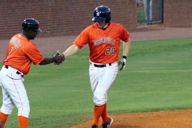 Connor Goedert of the Greeneville Astros Rounds the Bases