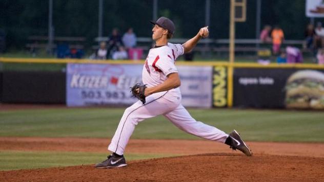 Salem-Keizer Volcanoes Pitcher Nolan Riggs
