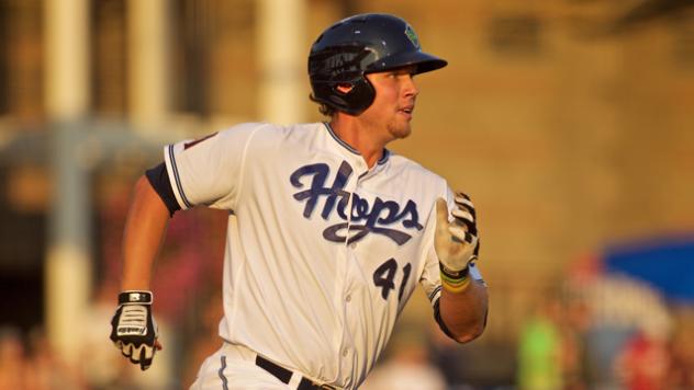 Trevor Mitsui of the Hillsboro Hops