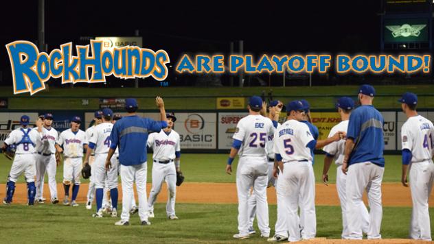 Midland RockHounds Celebrate Playoff Berth