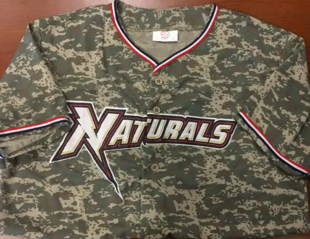 Northwest Arkansas Naturals Camouflage Jersey