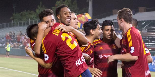 Aaron Dennis with Arizona United SC