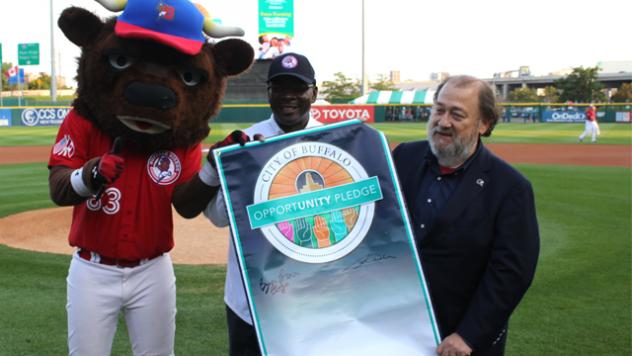 Buffalo Bisons Sign Mayor Byron Brown's City of Buffalo 'Opportunity Pledge'