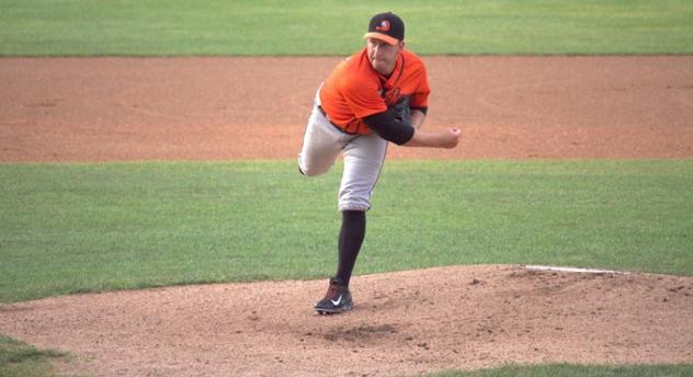 Long Island Ducks Pitcher Bobby Blevins