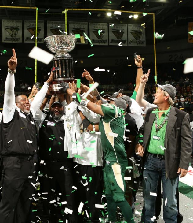 San Jose SaberCats Celebrate ArenaBowl XXVIII Victory