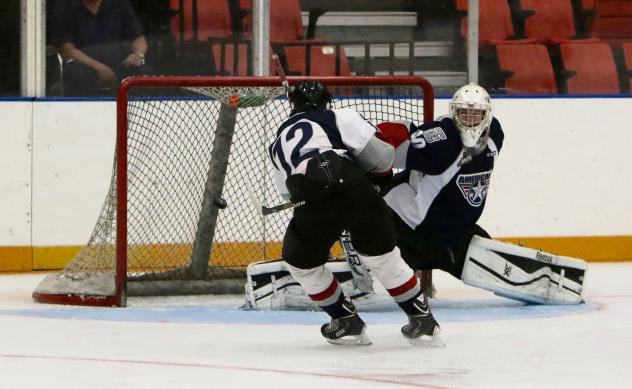 Issac Benoit Scores in the Tri-City Americans Blue-White Game