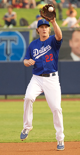 Tulsa Drillers Second Baseman Brandon Dixon