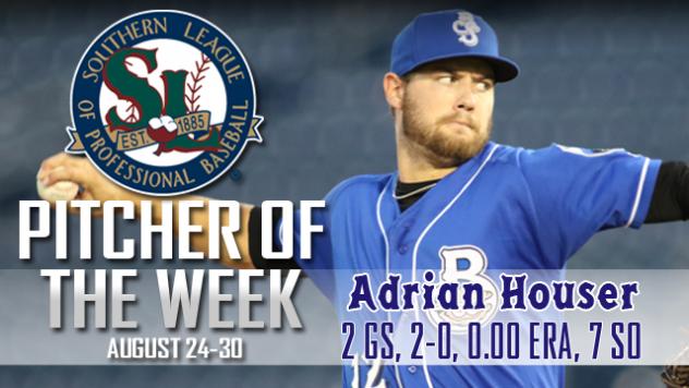 Biloxi Shuckers Pitcher Adrian Houser