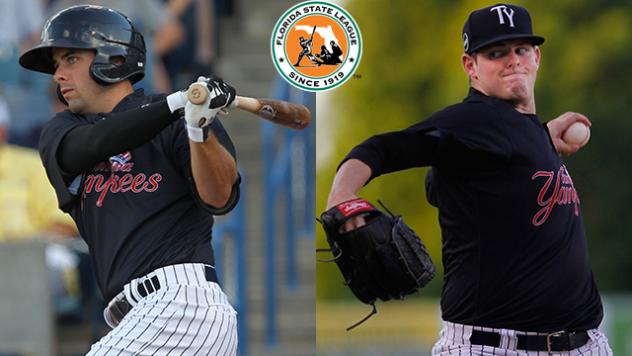 OF Michael O'Neill & LHP Jordan Montgomery of the Tampa Yankees