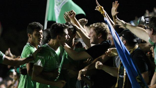 OKC Energy FC Celebrates with Fans