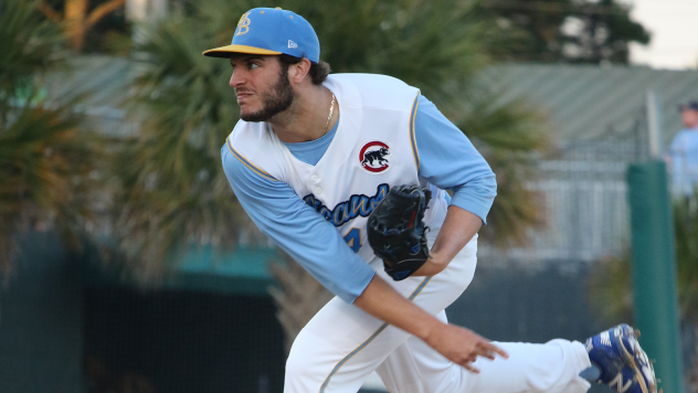 Myrtle Beach Pelicans Pitcher James Pugliese