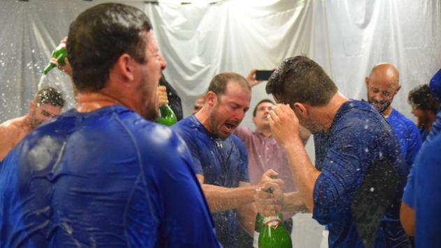 Midland RockHounds Celebrate Playoff Berth