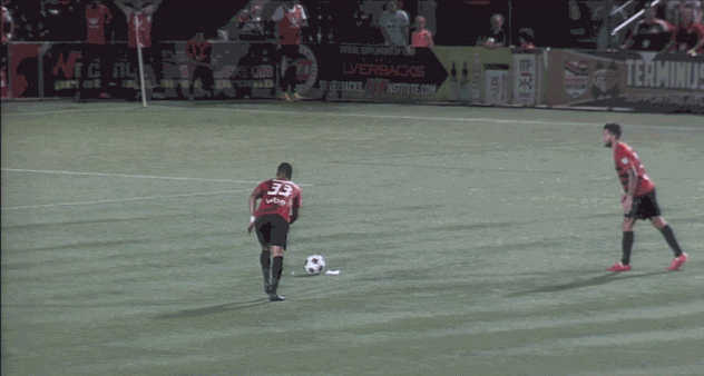 Atlanta Silverbacks Midfielder Junior Burgos
