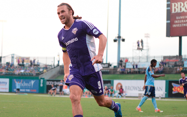 Matt Fondy of Louisville City FC