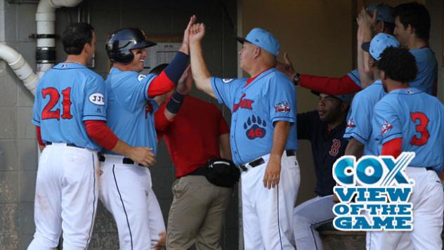 Pawtucket Red Sox Exchange High Fives