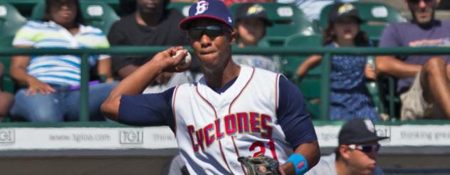 Pedro Perez of the Brooklyn Cyclones