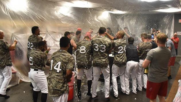 Arkansas Travelers Celebrate Texas League North Second Half Title