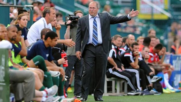 Rochester Rhinos Coach Bob Lilly