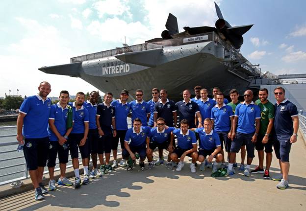 New York Cosmos at Intrepid Sea, Air & Space Museum