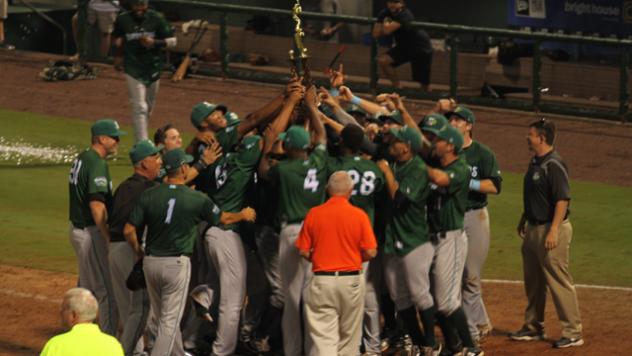 Daytona Tortugas Celebrate Playoff Victory