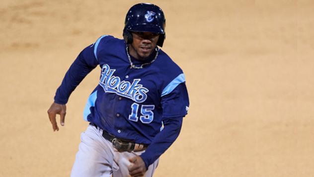 Teoscar Hernandez of the Corpus Christi Hooks