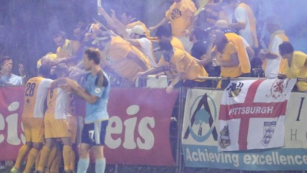 Pittsburgh Riverhounds Celebrate