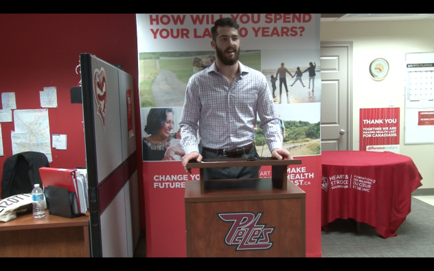 Peterborough Petes Defenceman Cam Lizotte Launches 'Play with Heart' Campaign