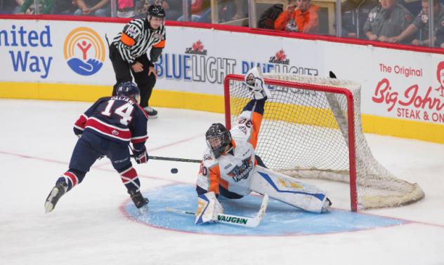 Flint Firebirds Goaltender Zack Bowman