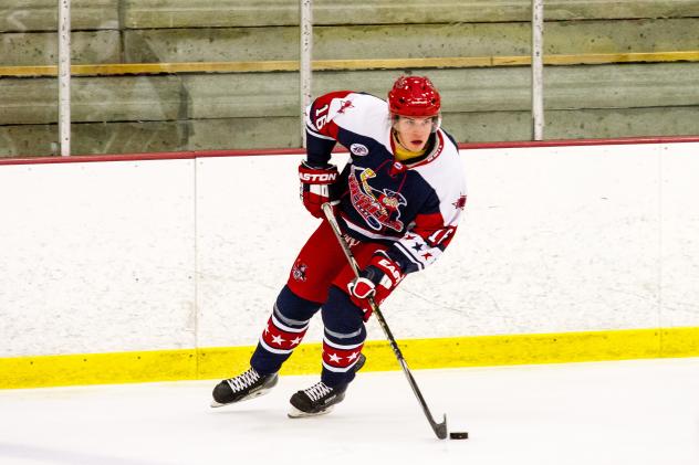 Forward Guy Roby with the Aston Rebels