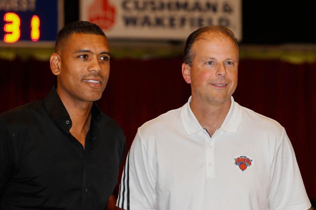 New Westchester Knicks Head Coach Mike Miller (Right)