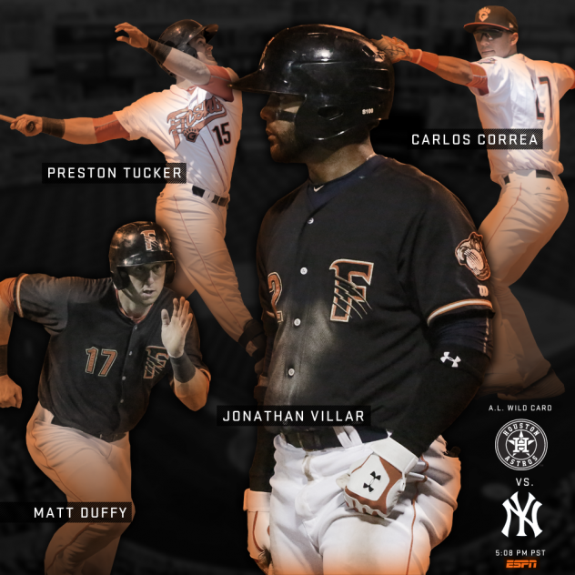Fresno Grizzlies with the Houston Astros
