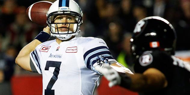 Toronto Argonauts Quarterback Trevor Harris