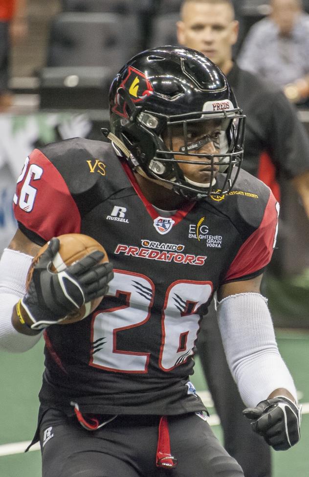 Orlando Predators Defensive Back Emanuel Cook
