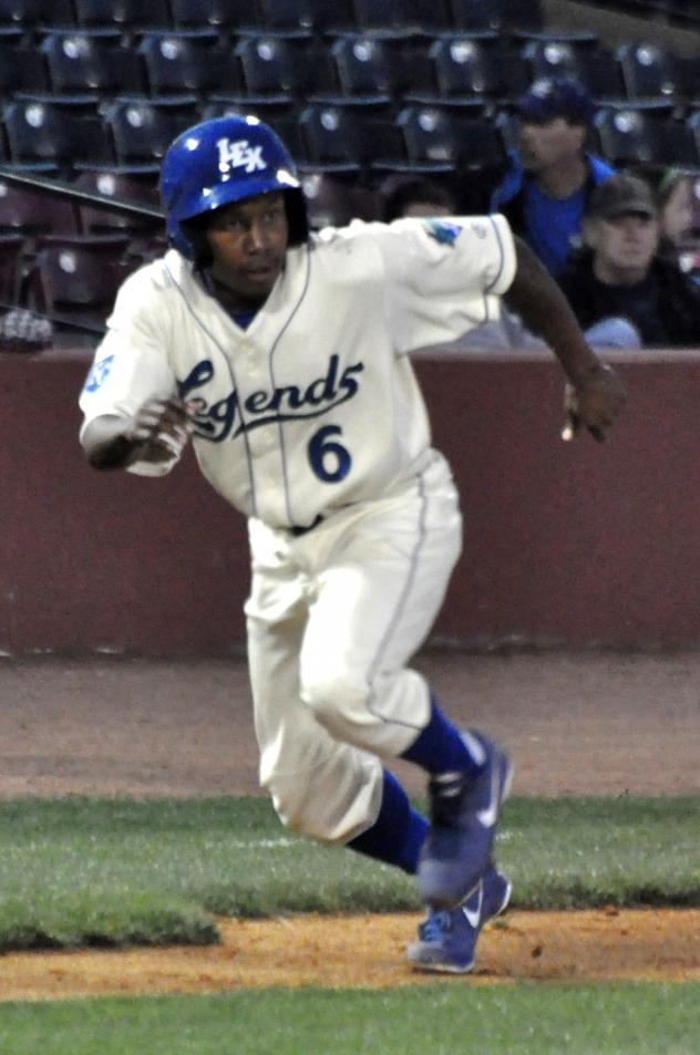 Terrance Gore with the Lexington Legends