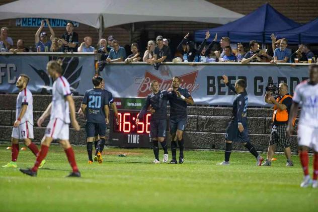 Minnesota United Celebrates a Goal