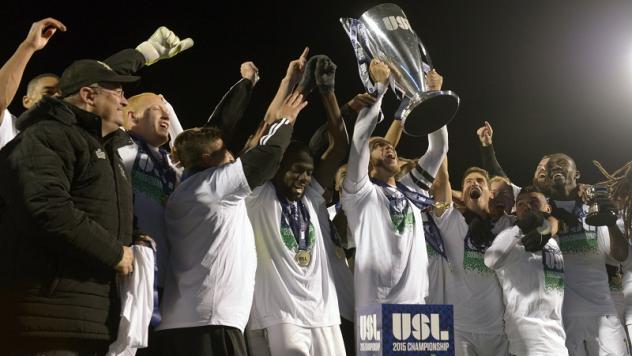 Rochester Rhinos Celebrate 2015 USL Championship