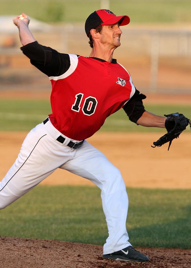 Sioux City Explorers Rob Wort in Action