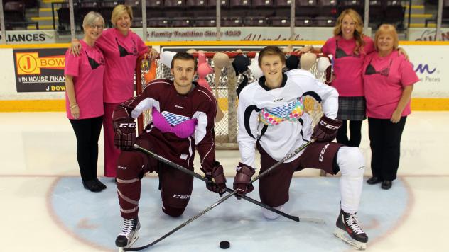 Peterborough Petes Host Bras Around the Building