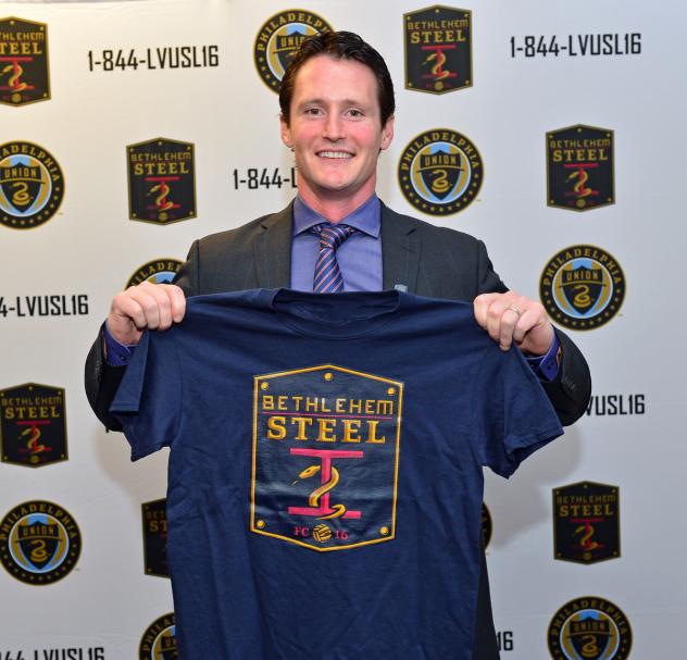 Bethlehem Steel FC Head Coach Brendan Burke