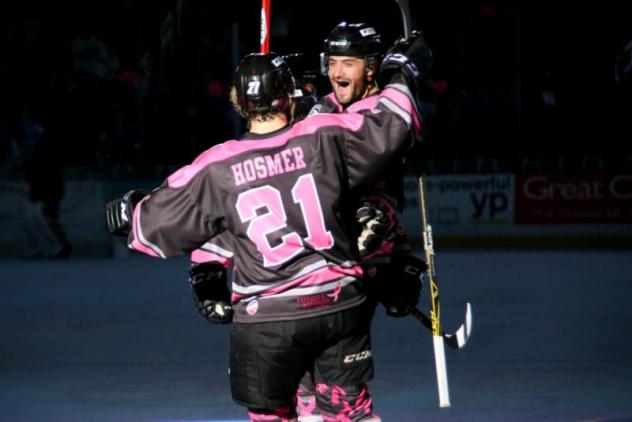 Wichita Thunder Celebrate a Goal