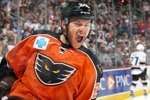 Lehigh Valley Phantoms Celebrate vs. the Hershey Bears