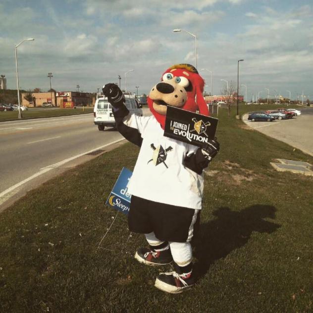 Wheeling Nailers Mascot Spike