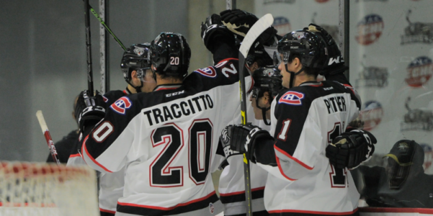 Brampton Beast Celebrate a Goal