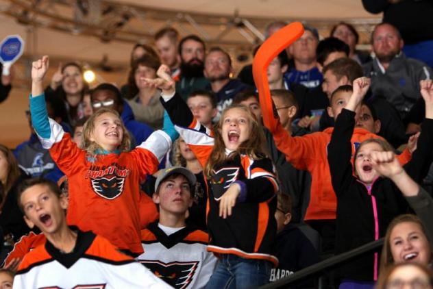 Lehigh Valley Phantoms Fans Celebrate