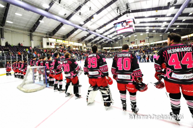 Elmira Jackals Pink in the Rink