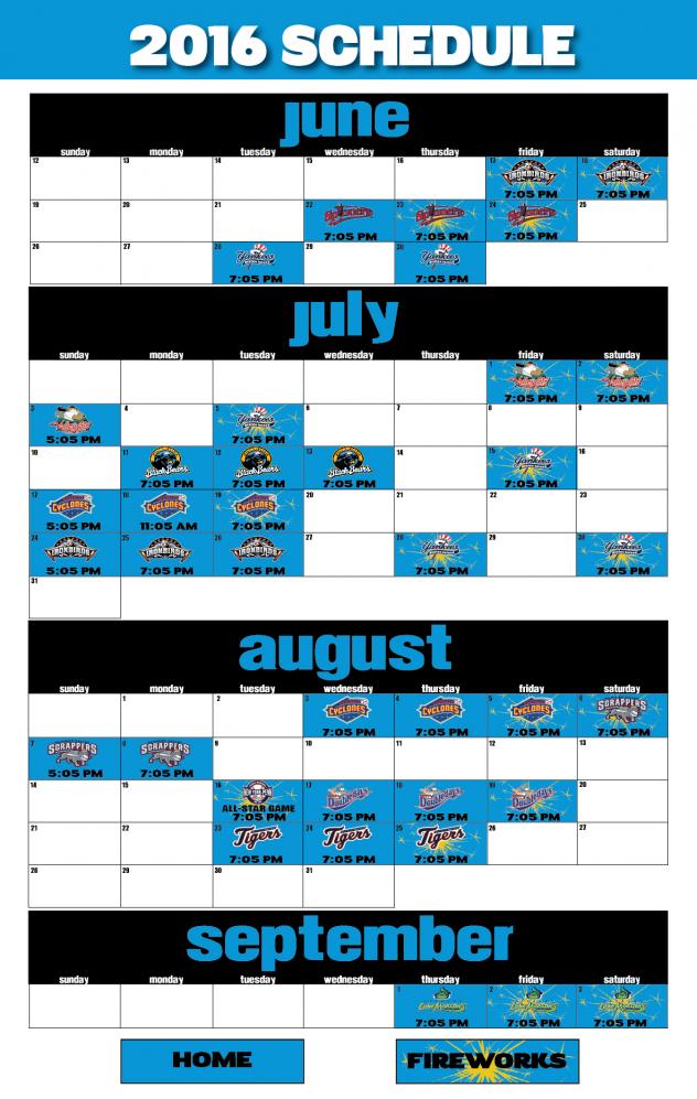 Hudson Valley Renegades 2016 Schedule