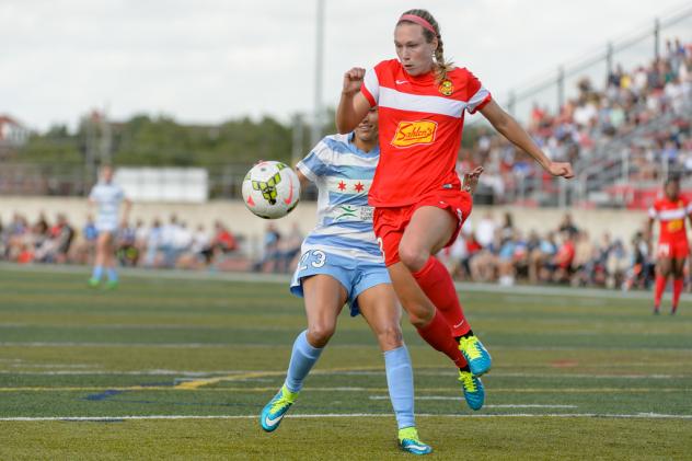 Defender Whitney Engen with the Western New York Flash